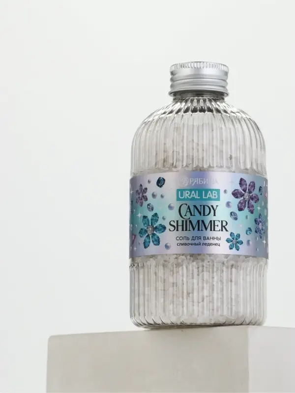 SNOW KISS Соль для ванны, 300 г, сливочный леденец