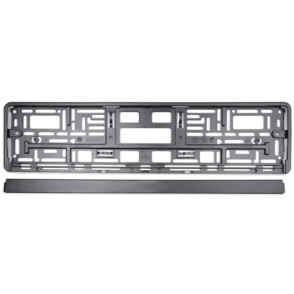 Рамка под номерной знак (чёрная) AVS RN-15