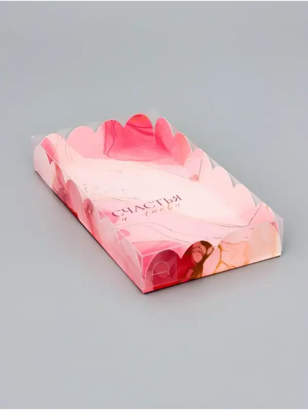 Коробка для печенья, «Счастья и любви», 10.5×20×3 см Коробка для печенья, «Счастья и любви», 10.5×20×3 см