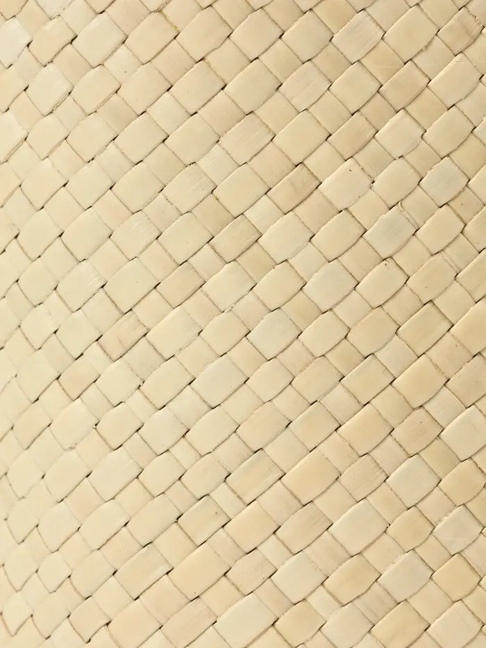 Сумка плетёная из пандана, 25&times;18&times;38 см, бежевая