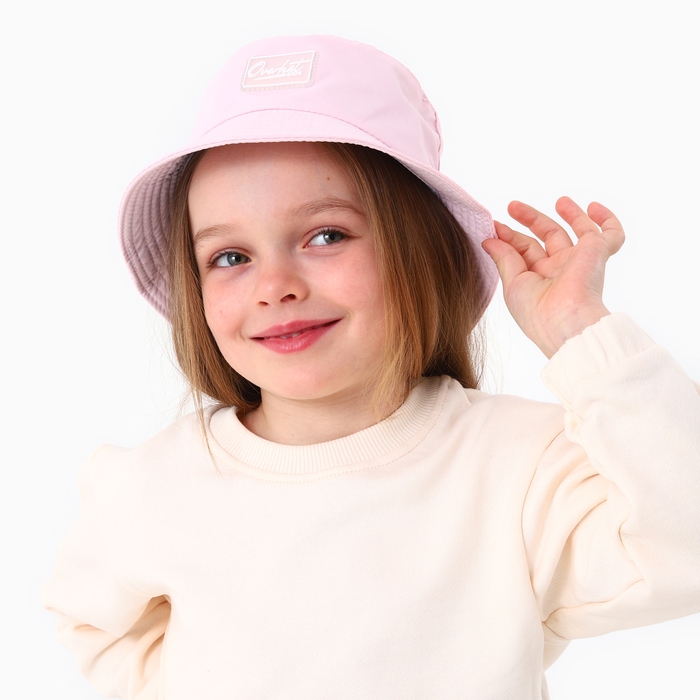 Панама детская для девочки, цвет розовый, р-р 48-50 Панама детская для девочки, цвет розовый, р-р 48-50