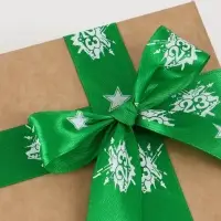 Лента атласная &laquo;23 февраля&raquo;, 2.5 см &times; 18 (&plusmn; 1) м, зелёная