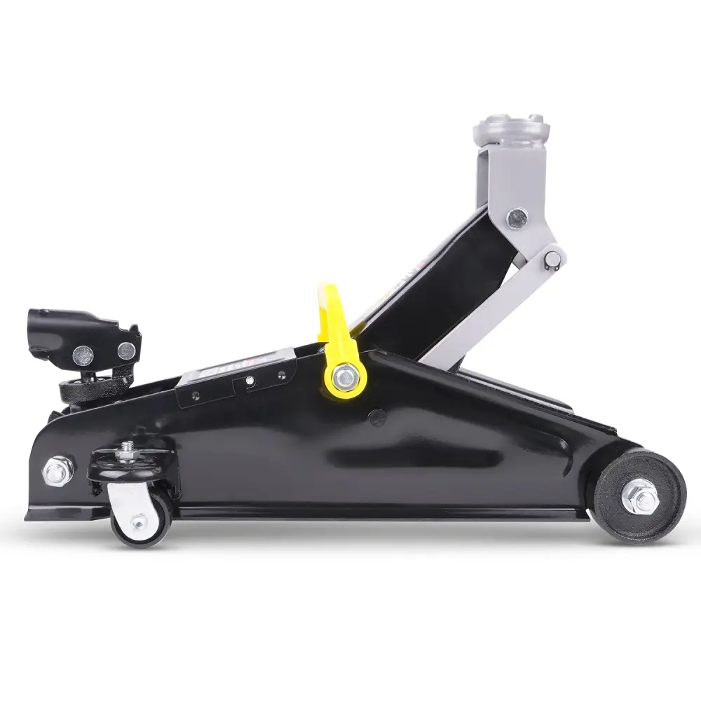 Домкрат подкатной AVS FJ-2000AL (поворотная ручка 360 градусов), 2т, 135-340мм. в кейсе