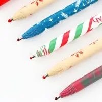 Ручка-эко шариковая, синяя паста, 1.0 мм «Новый год» МИКС