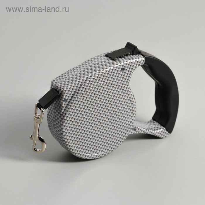 Рулетка с поводком-лентой, резиновая ручка, 5 м, вес животного до 15 кг Рулетка с поводком-лентой, резиновая ручка, 5 м, вес животного до 15 кг