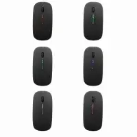Мышь MB-2.4 беспроводная, оптическая, подсветка, 800-1600 dpi, USB, Bluetooth, чёрная