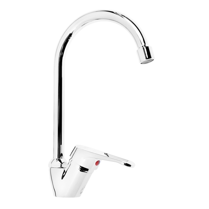 Смеситель для кухни Смеситель для кухни "Эверест" B41-028, однорычажный, высокий излив, хром