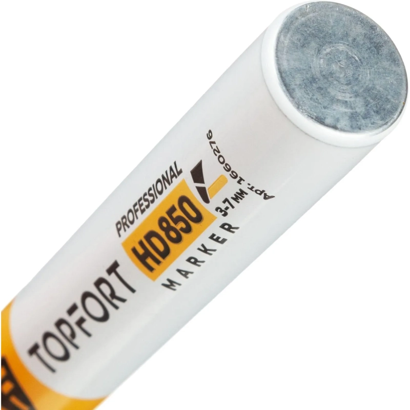 Маркер для агрессивной среды Topfort HD 850 черный 3-7мм скош. наконечник