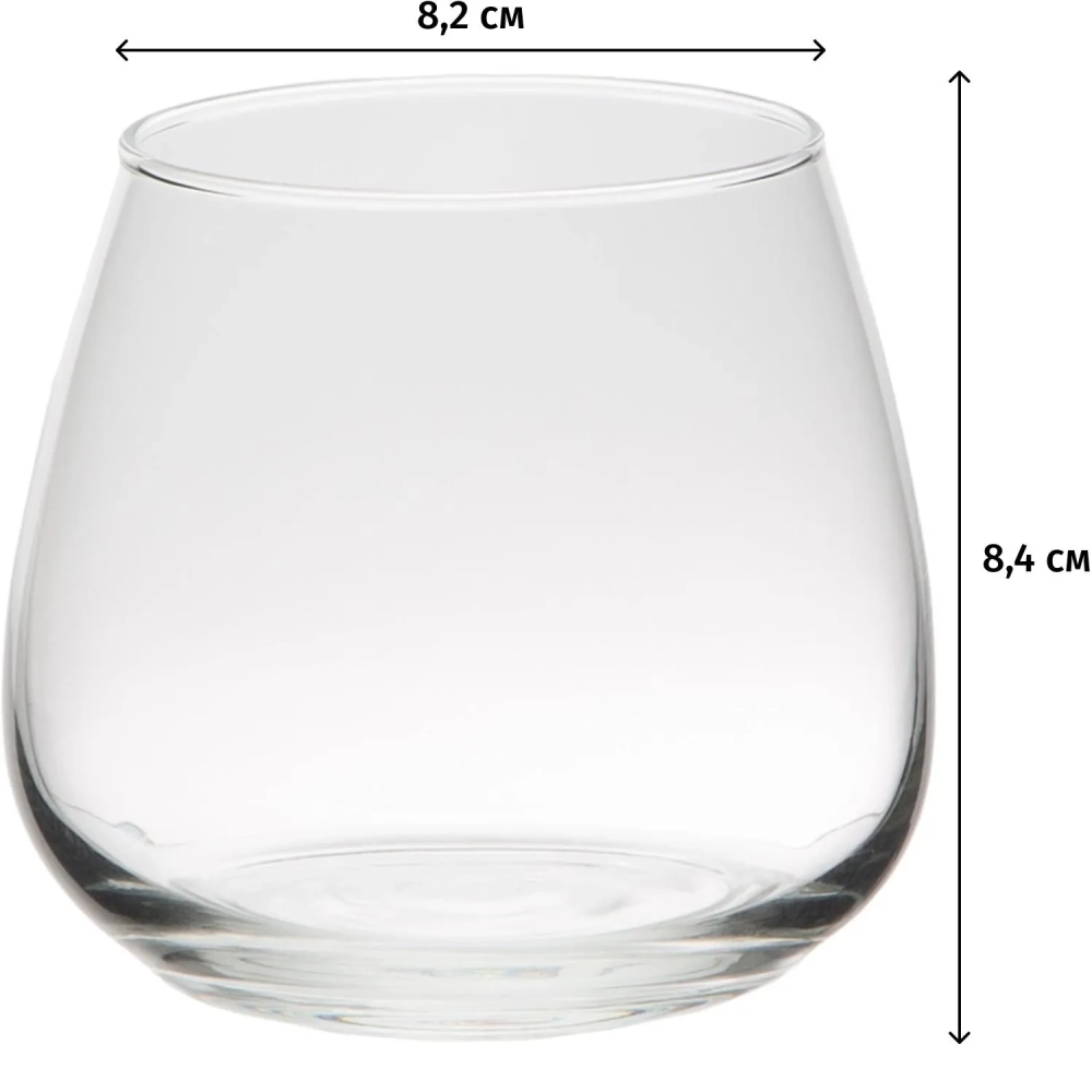 Набор стаканов низкий Габи 350 мл, 6шт/уп