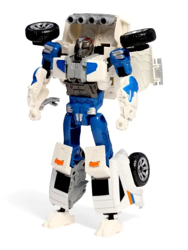 Робот &laquo;Полицейский внедорожник&raquo;, с металлическими элементами, трансформируется