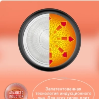 Набор посуды со съемной ручкой Ingenio Daily Chef Black