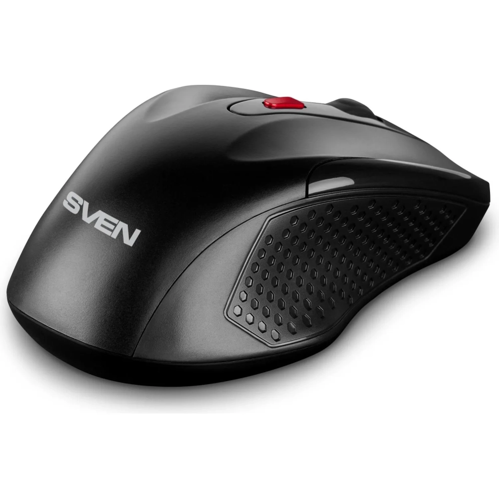 Мышь компьютерная SVEN RX-450W WLS черная, 5+1кл/1200-3200DPI (SV-021825)
