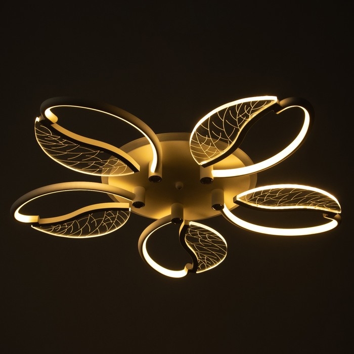 Люстра Люстра "Астрид" 5хLED 110Вт 3000-6000К RGB белый 65х65х8см