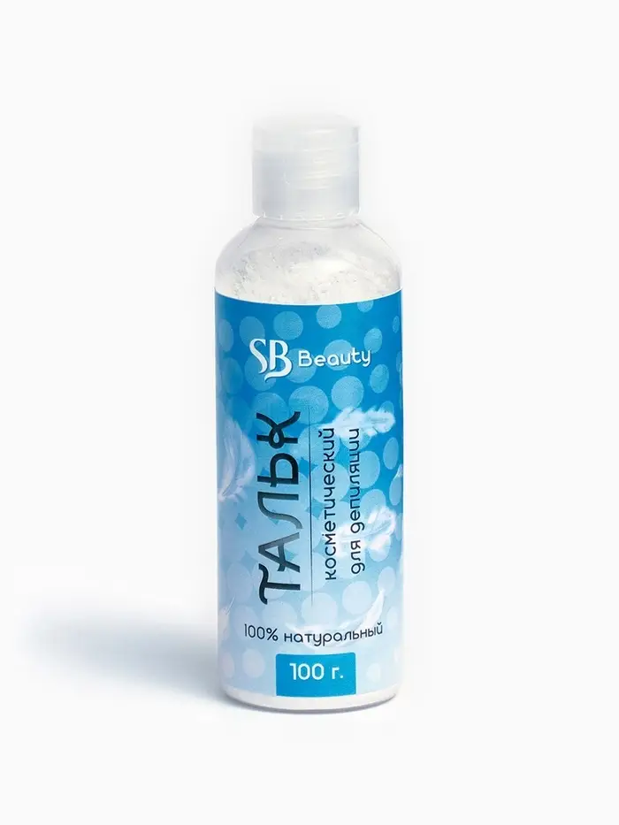 Тальк косметический Secret Beauty, для депиляции, 100 мл