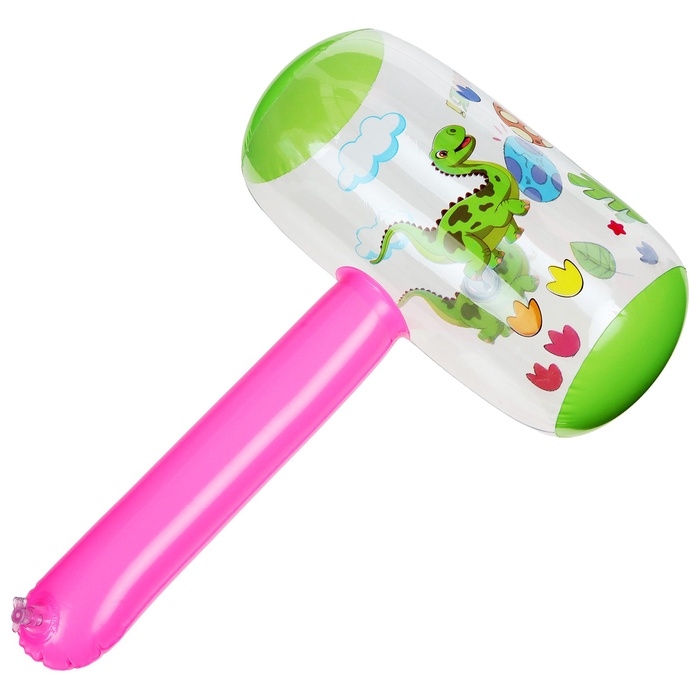 Игрушка надувная «Молоток», со звуком, 40 см, цвета МИКС Игрушка надувная «Молоток», со звуком, 40 см, цвета МИКС