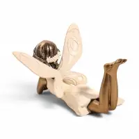 Фигурка декоративная &laquo;Девочка-фея в белом платье&raquo;, полистоун, 14&times;8.5&times;10 см, бронза
