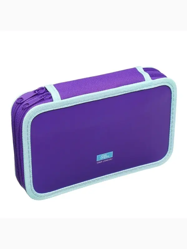 Пенал школьный, 2 секции, 12.5&times;20.5&times;4 см &laquo;Сиба&raquo;