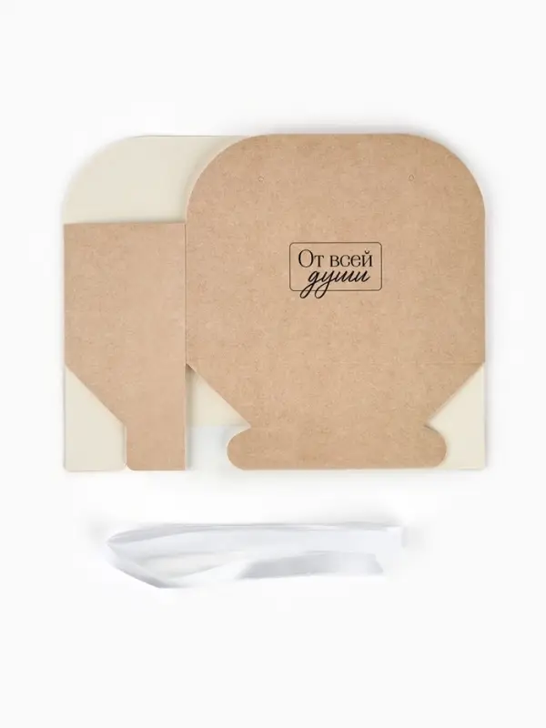 Коробка для цветов складная &laquo;От всей души&raquo;, 17&times;13&times;7 см