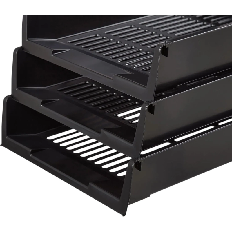 Лоток горизонтальный Attache решетчатый черный ЛТ291АЕ