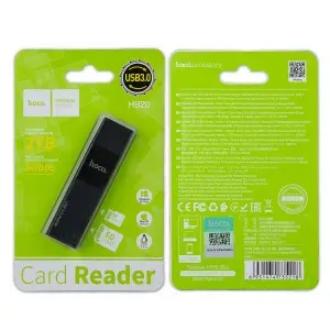 # Картридер 2 в 1 USB 3.0 HB20 HOCO черный