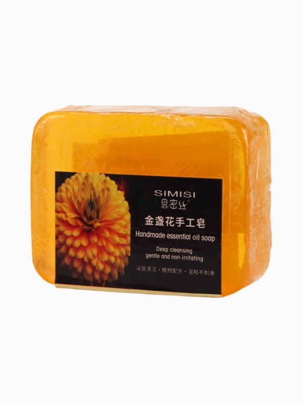 Мыло ручной работы с эфирным маслом календулы, 90 г