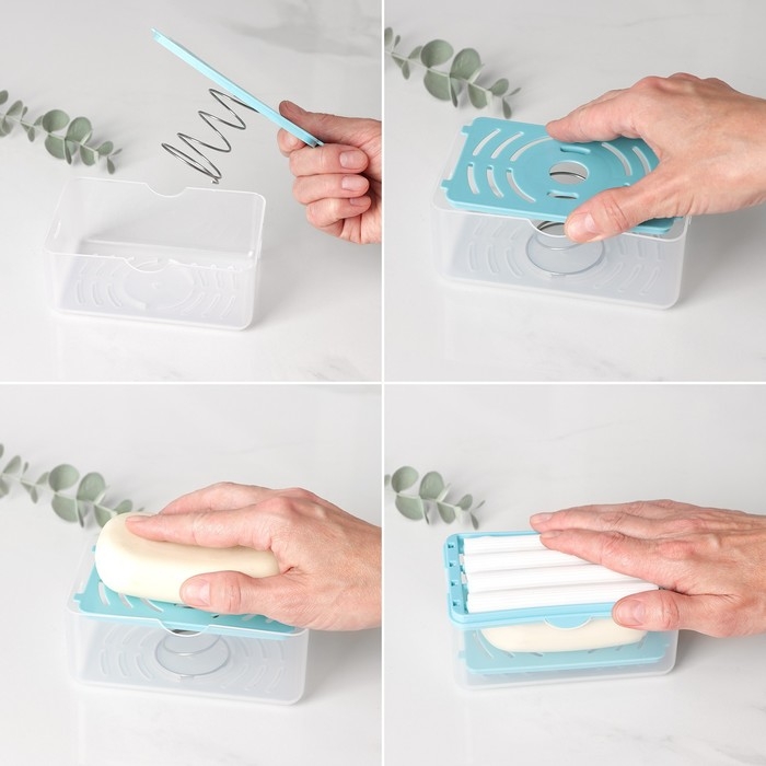 Щётка для ручной стирки Доляна, цвет бирюзовый