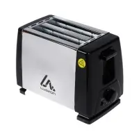 Тостер Luazon LT-03, 750 Вт, 6 режимов прожарки, 2 тоста, серебристый