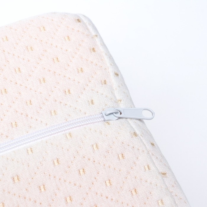 Подушка ортопедическая НТ-ПС-05  Подушка ортопедическая НТ-ПС-05 "Антихрап", для взрослых, с эффектом памяти и выемкой под плечо, 54x32 см, валики 11/6 см