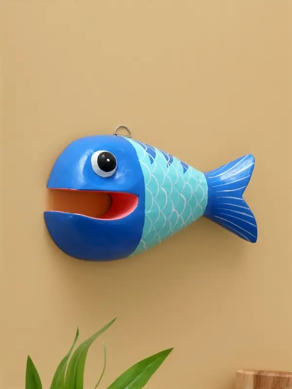 Панно «Рыба-хищник», 22×11×5 см, дерево, разноцветное Панно «Рыба-хищник», 22×11×5 см, дерево, разноцветное