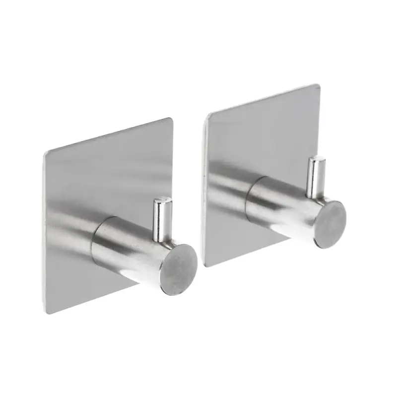 VETTA Крючки самоклеящиеся, 2шт, нержавеющая сталь