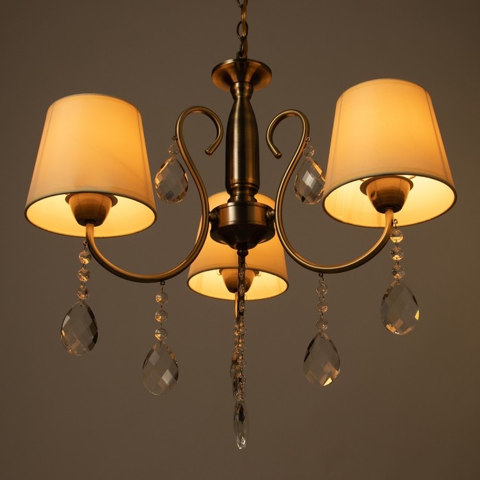 Люстра Люстра "Доротея" 3х40Вт E14 бронза 55х55х76 см BayerLux