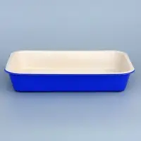 Туалет средний с сеткой 36&times;26&times;6.5 см, тёмно-синий/бежевый