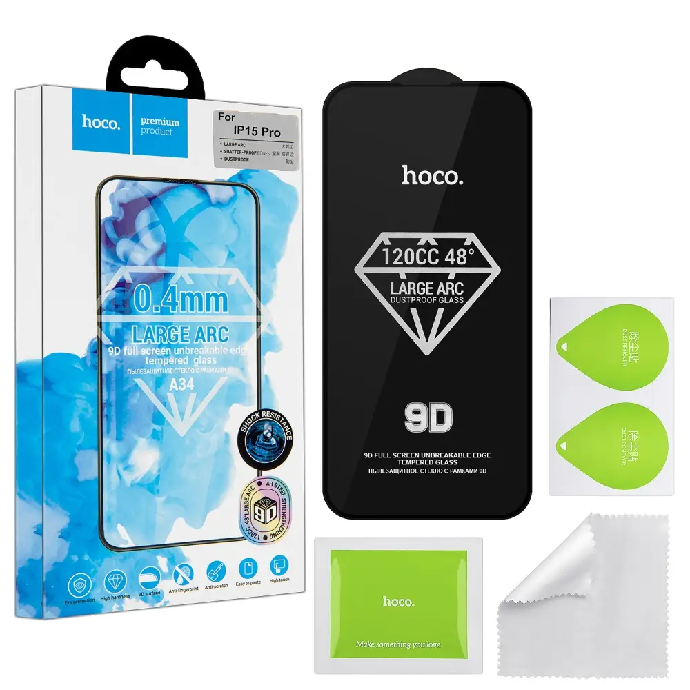 Защитное стекло iPh 15 Pro Dustproof A34 HOCO
