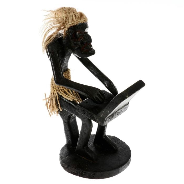 Сувенир дерево Сувенир дерево "Абориген-айтишник" 15х13х7 см