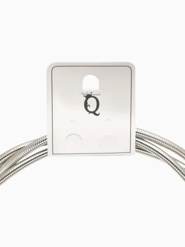 Чокер «Многослойный» крупный металлический, цвет серебро