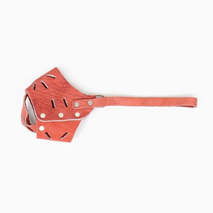 Намордник регулируемый из мягкой кожи, размер № 3, ДН 6-8 см, ОМ 20-22 см, коричневый Намордник регулируемый из мягкой кожи, размер № 3, ДН 6-8 см, ОМ 20-22 см, коричневый