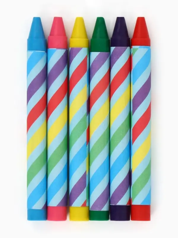 Мелки восковые, 6 цветов, &laquo;Ум и Хрум&raquo;