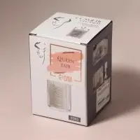 Органайзер для ватных дисков, с крышкой, d=6.7&times;11 см, прозрачный