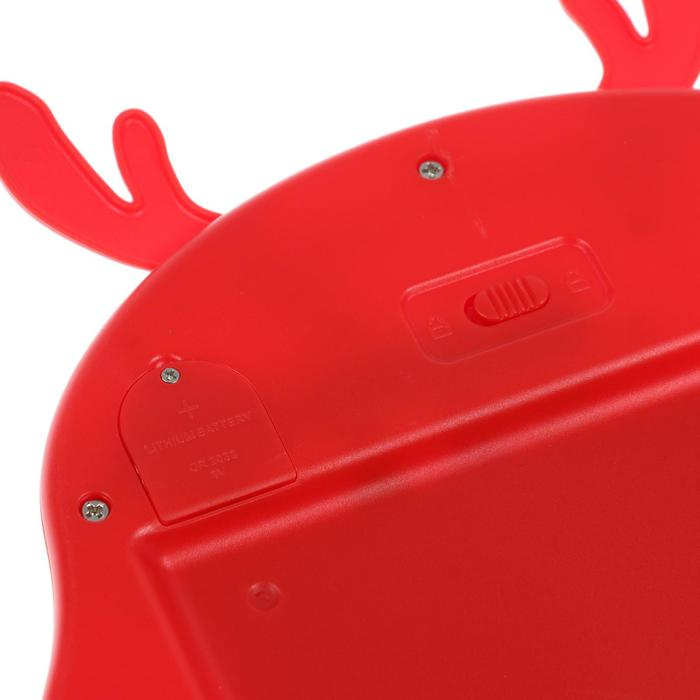 Планшет для рисования и заметок Luazon Планшет для рисования и заметок Luazon "Олененок", 9,", функция блокировки, красный