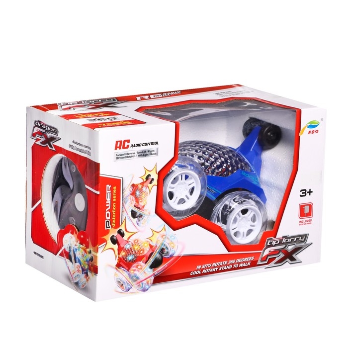 Перевёртыш радиоуправляемый «Трюкач», подсветка колес, работает от аккумулятора цвет синий Перевёртыш радиоуправляемый «Трюкач», подсветка колес, работает от аккумулятора цвет синий