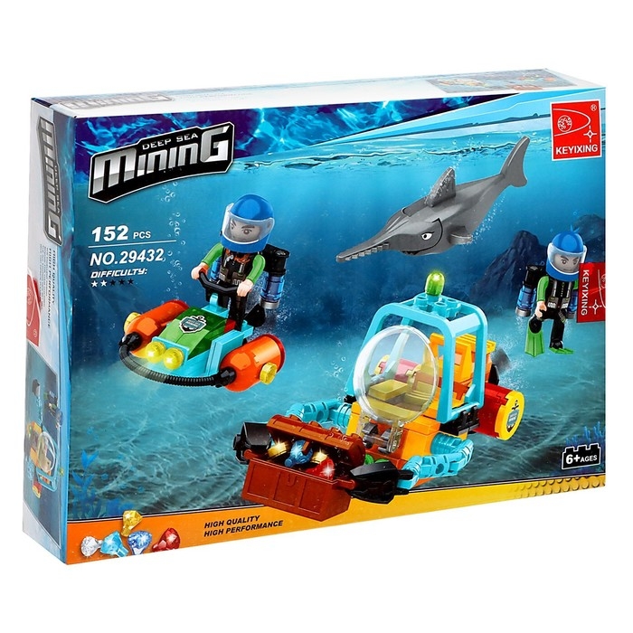 Конструктор Кладоискатели «Глубинные искатели», 152 детали Конструктор Кладоискатели «Глубинные искатели», 152 детали