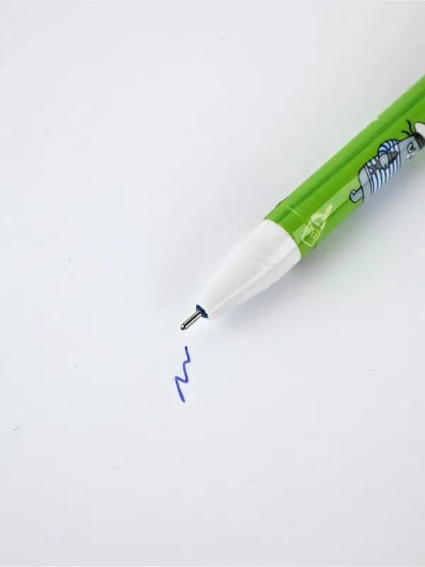 Ручка пластик пиши-стирай с колпачком Ручка пластик пиши-стирай с колпачком "Коты", синяя паста, гелевая 0,5 мм