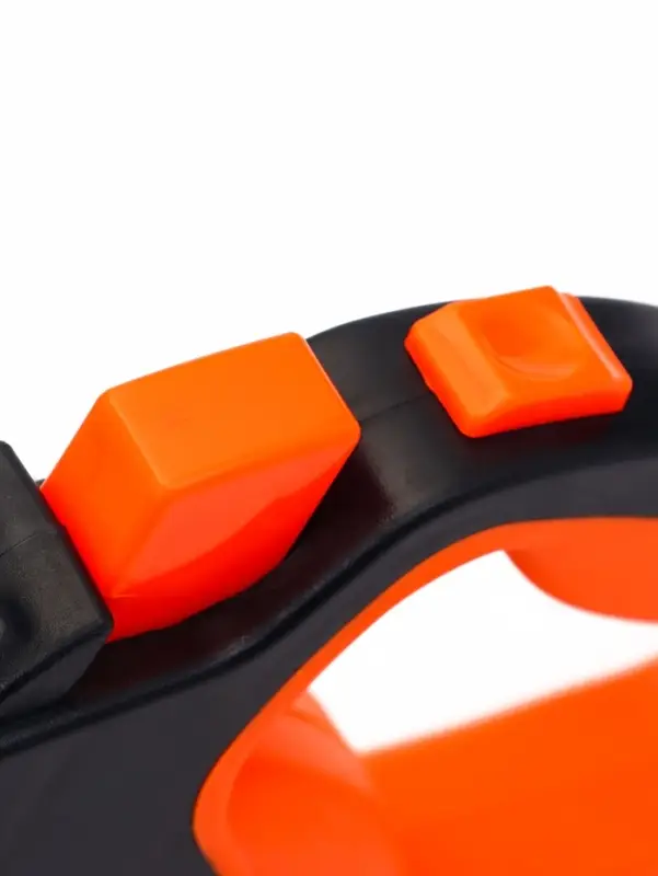 Рулетка &laquo;Пижон&raquo; светоотражающая, 5 м, до 30 кг, лента, прорезиненная ручка, оранжевая