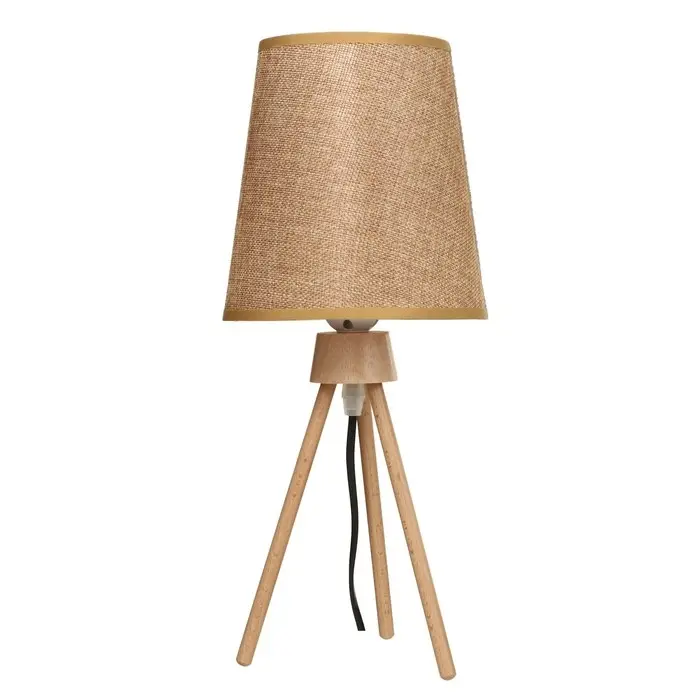 Лампа настольная RISALUX 16600/1CF, E27, 40 Вт, кофейная, 16&times;16&times;36.5 см