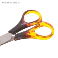 Ножницы 16 cм Attomex Amber, ручки под янтарь, в ПВХ чехле