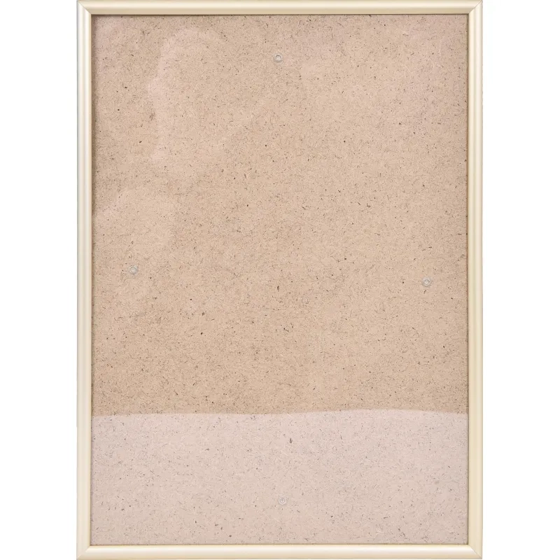 Рамка 210х297, золото, алюминевая.,  ПЭТ стекло, 2019_04_94_345