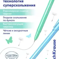 Ручка шариковая ErichKrause Neo Pastel Pearl, узел 0.7 мм, синяя, МИКС