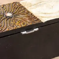 Шкатулка "Будда" 32х7х7 см, МДФ Шкатулка "Будда" 32х7х7 см, МДФ