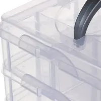 Органайзер тм VETTA, 3-х уровневый, 18 ячеек, пластик, 15х15х12,5см