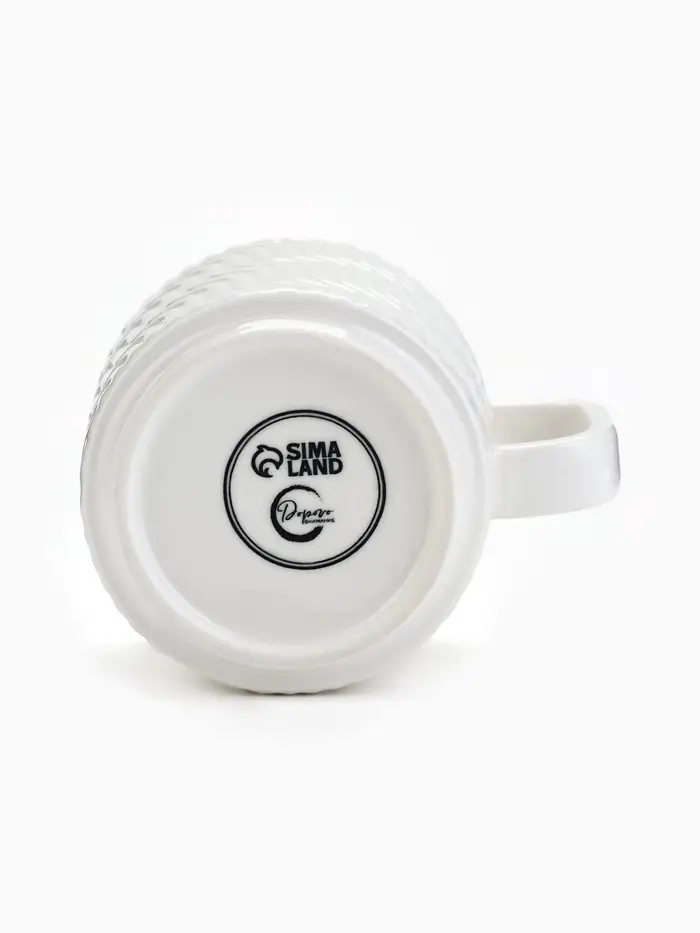 Кружка чайная керамическая &laquo;Волны&raquo;, 260 мл, ручная работа